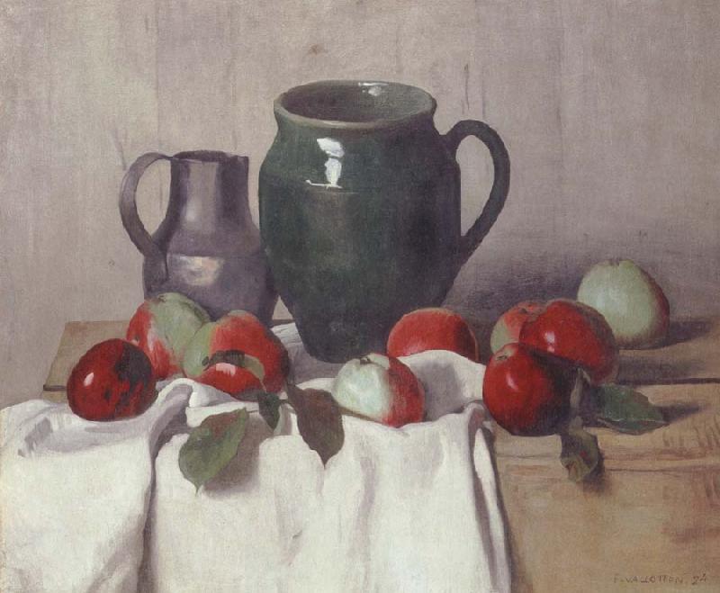 Felix Vallotton Still life with Jug and Apples